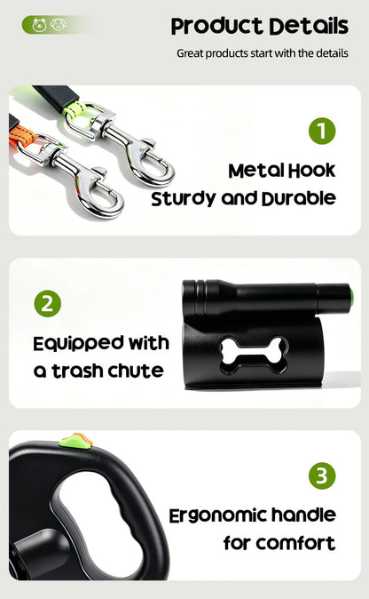 PawWalk™ Dual Dog Leash