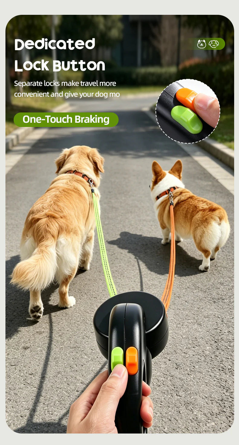 PawWalk™ Dual Dog Leash